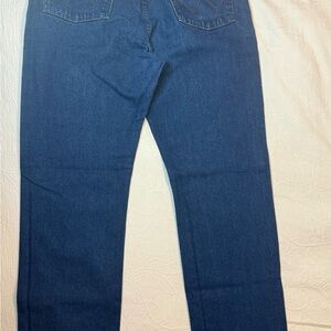 Wrangler Men's Dark Blue Straight Jeans